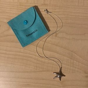 Tiffany & Co. Elsa Peretti Starfish Pendant Necklace silver